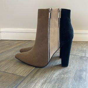Just Fab Remi Colorblock bootie.
